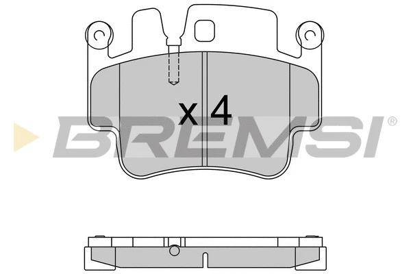Brake Pad Set, disc brake (BP3573)