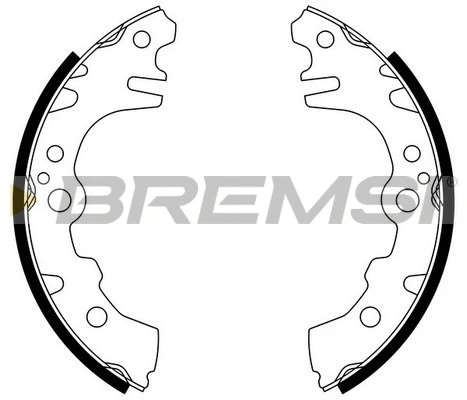 Brake Shoe Set (GF0673)