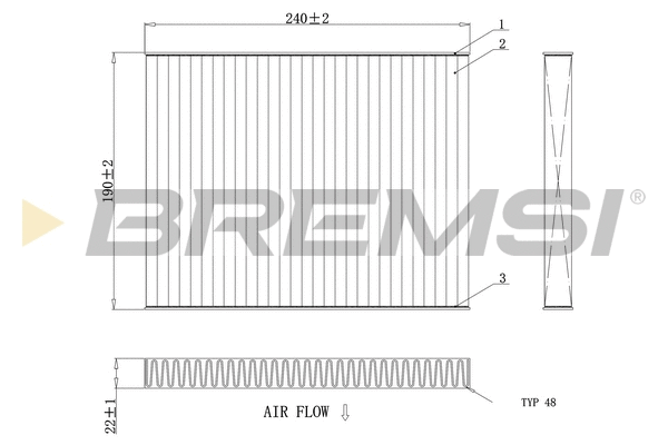 Filter, cabin air (FC0081)