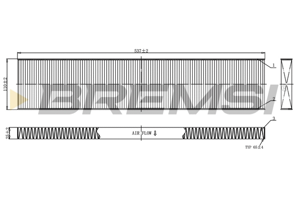 Filter, cabin air (FC0960C)