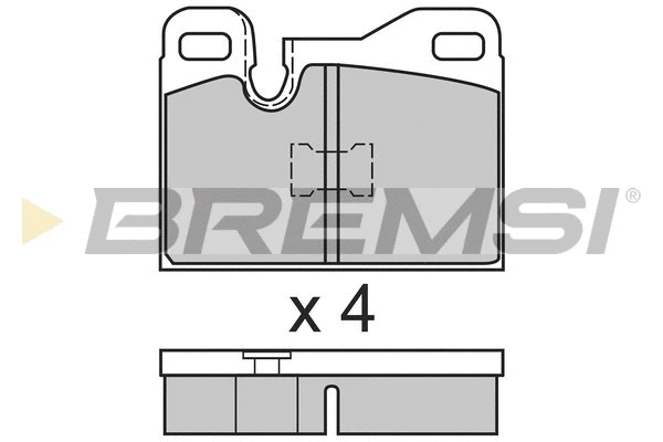 Brake Pad Set, disc brake (BP2555)