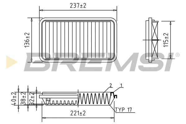 Air Filter (FA1692)
