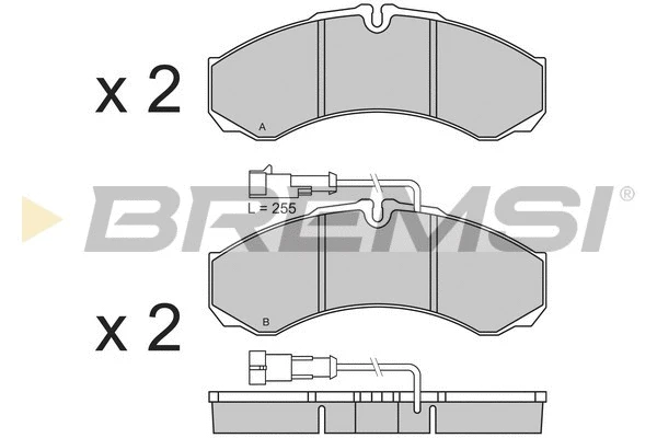 Brake Pad Set, disc brake (BP3361)