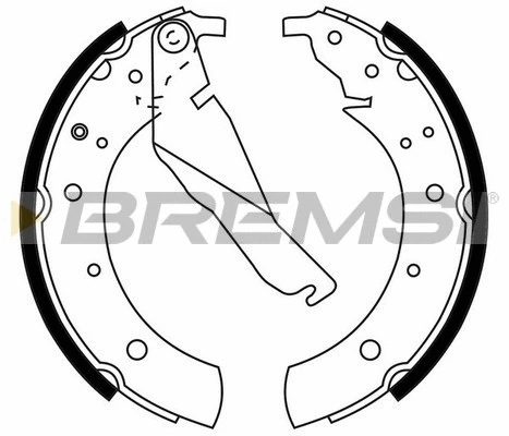 Brake Shoe Set (GF0075)