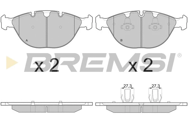 Brake Pad Set, disc brake (BP3096)