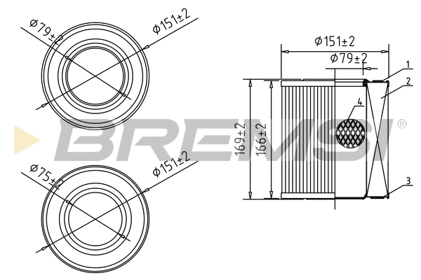 Air Filter (FA1080)