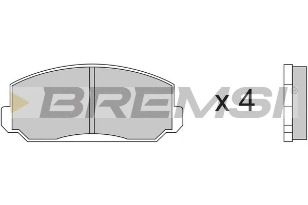 Brake Pad Set, disc brake (BP2150)