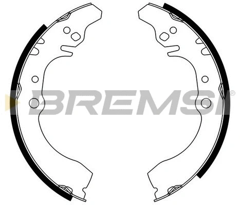 Brake Shoe Set (GF0682)