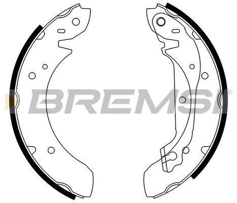 Brake Shoe Set (GF0195)