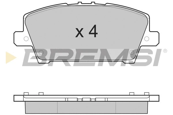Brake Pad Set, disc brake (BP3245)