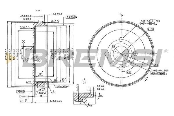 Brake Drum (CR5631)