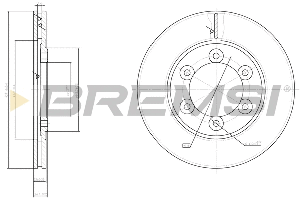 Brake Disc (CD6602V)