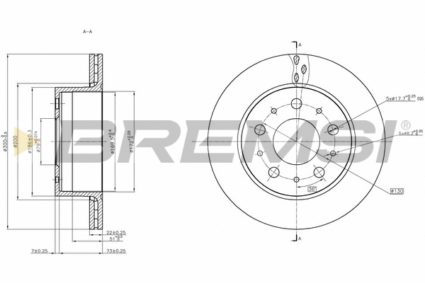 Brake Disc (CD7321V)