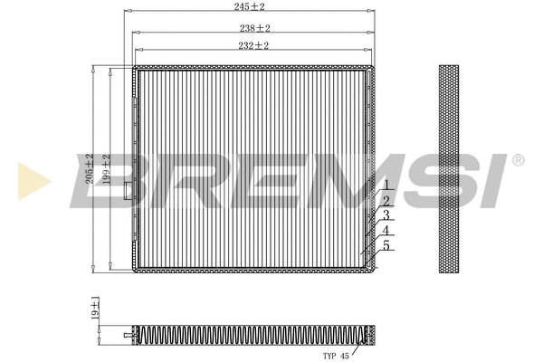Filter, cabin air (FC0916)