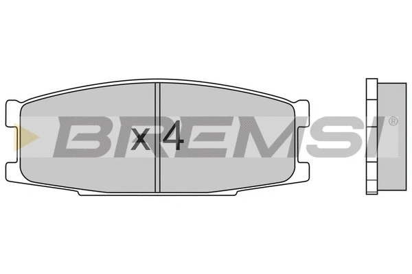 Brake Pad Set, disc brake (BP2434)