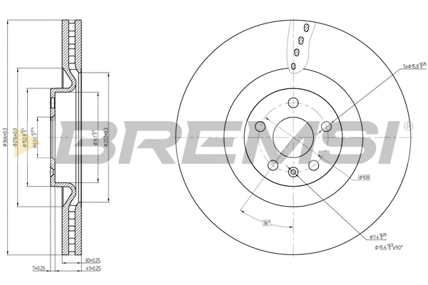 Brake Disc (CD7323V)