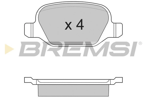 Brake Pad Set, disc brake (BP2890)