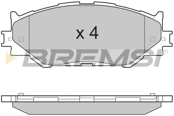 Brake Pad Set, disc brake (BP3254)