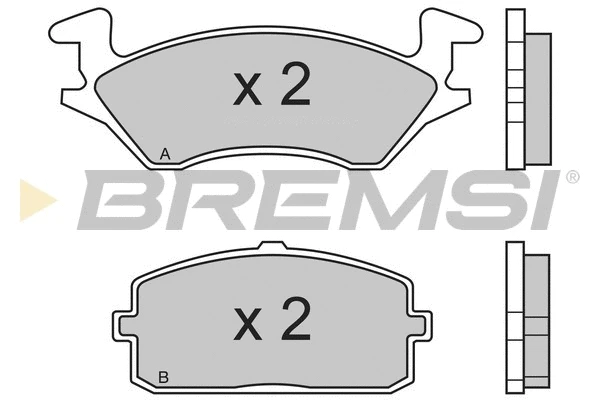 Brake Pad Set, disc brake (BP2324)