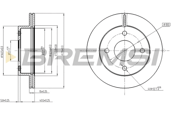 Brake Disc (CD6770V)
