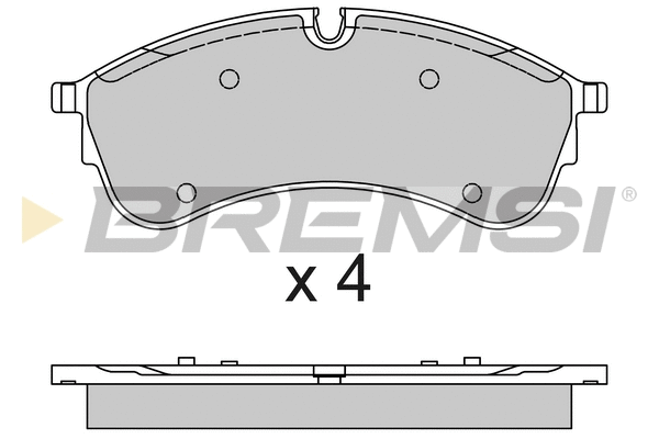 Brake Pad Set, disc brake (BP3794)