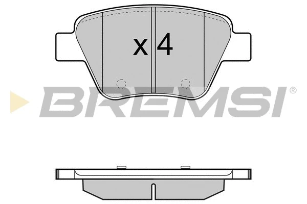 Brake Pad Set, disc brake (BP3429)