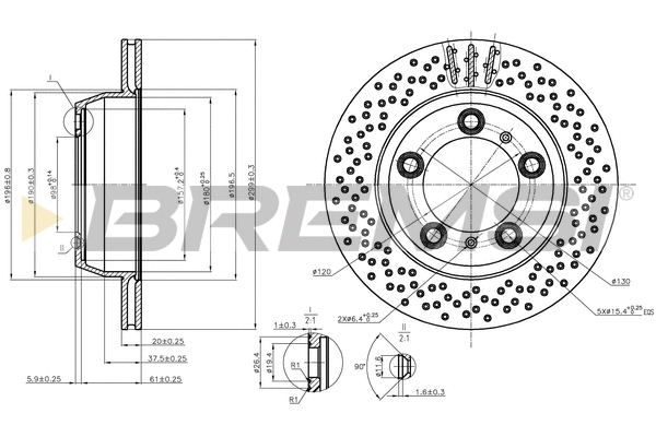 Brake Disc (CD8028V)