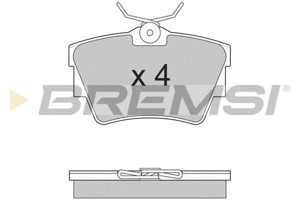 Brake Pad Set, disc brake (BP2866)