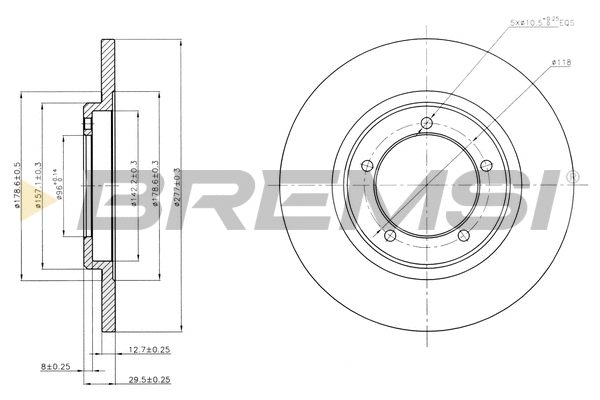 Brake Disc (CD6419S)