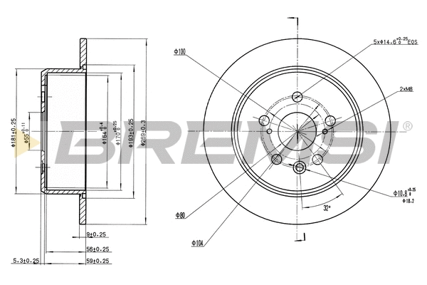 Brake Disc (CD7474S)