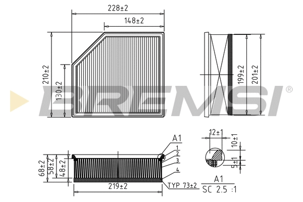 Air Filter (FA1035)