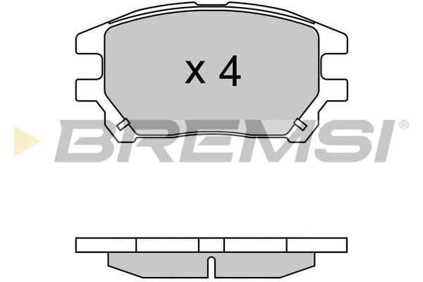 Brake Pad Set, disc brake (BP3622)