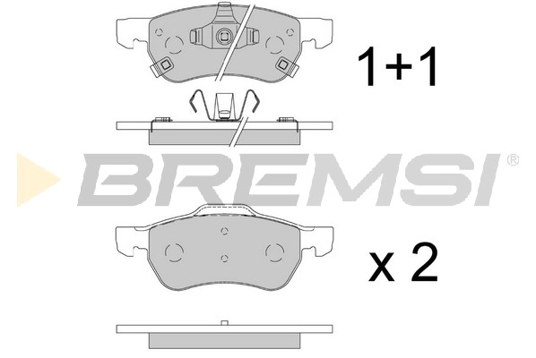 Brake Pad Set, disc brake (BP3894)