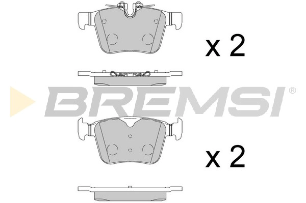 Brake Pad Set, disc brake (BP3885)