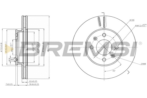 Brake Disc (CD7603V)