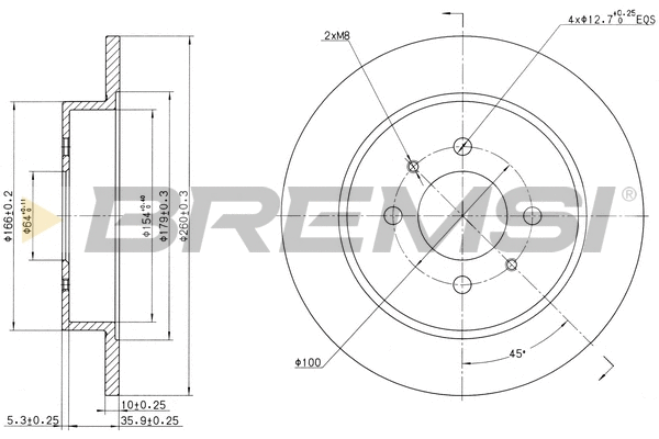 Brake Disc (CD6988S)