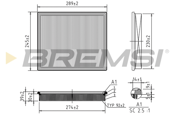 Air Filter (FA1673)