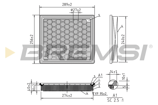 Air Filter (FA1043)