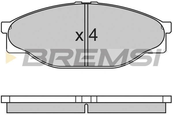 Brake Pad Set, disc brake (BP2633)