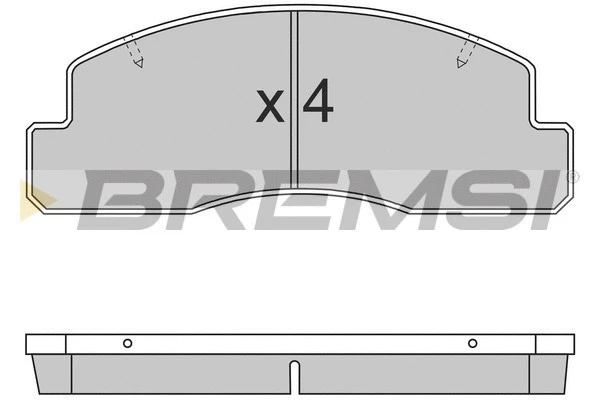 Brake Pad Set, disc brake (BP2696)