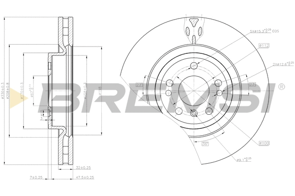 Brake Disc (CD8203V)