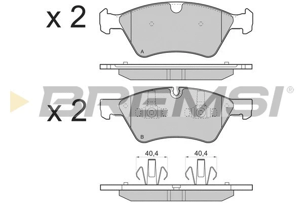 Brake Pad Set, disc brake (BP3279)