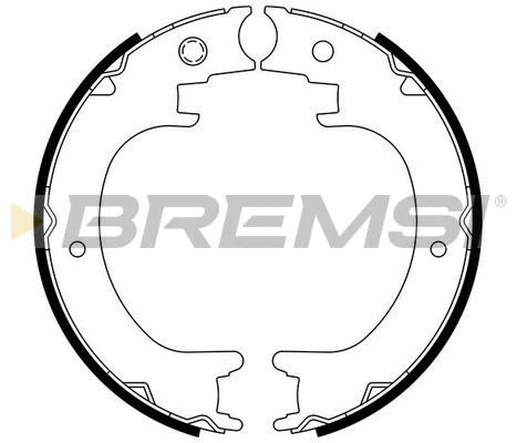 Brake Shoe Set, parking brake (GF0894)