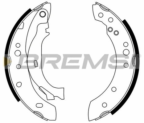 Brake Shoe Set (GF0108)