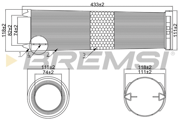 Air Filter (FA1055)