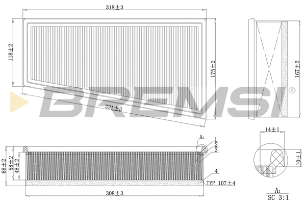 Air Filter (FA2004)