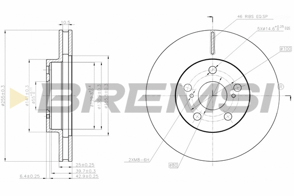 Brake Disc (CD7882V)
