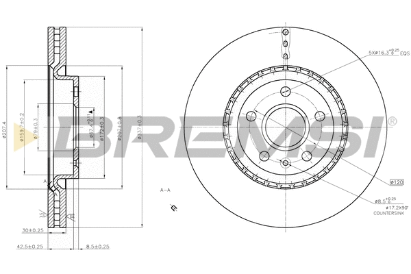 Brake Disc (CD7723V)