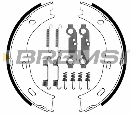 Brake Shoe Set, parking brake (GF0301-1)