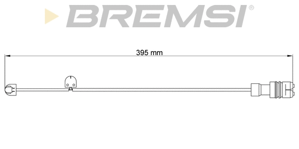 Warning Contact, brake pad wear (WI0705)